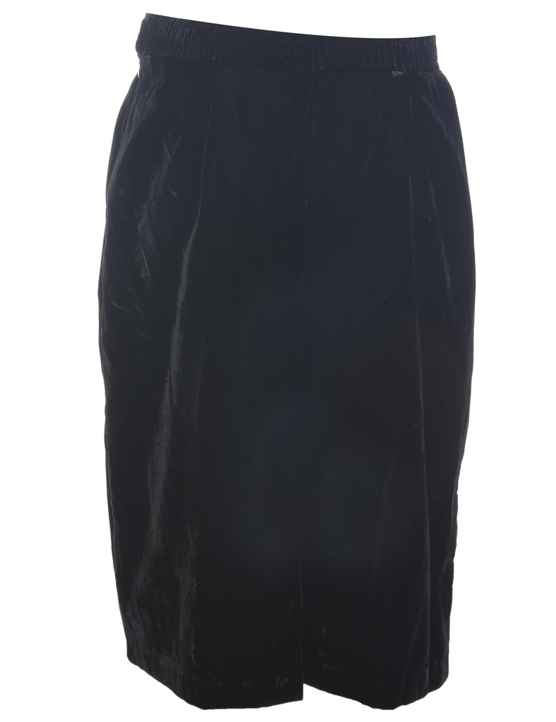 Velvet Pencil Skirt - M