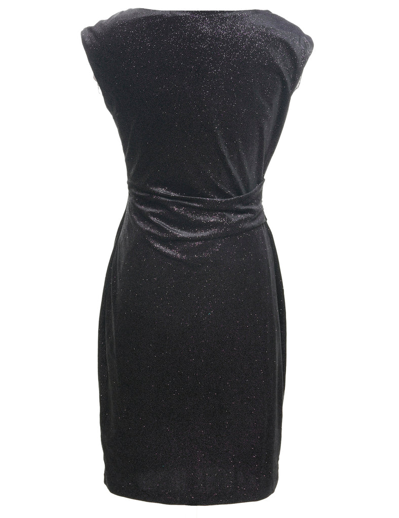 Velvet Sparkly Finish Evening Dress - S