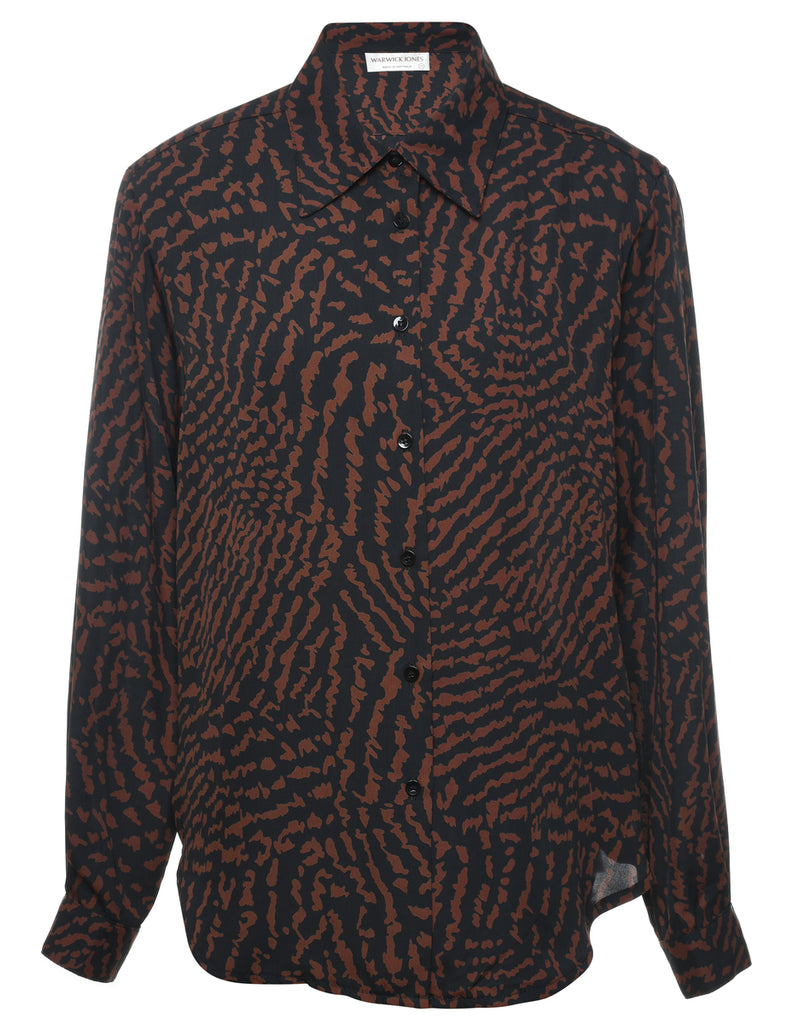 Warwick Jones Patterned Shirt - L