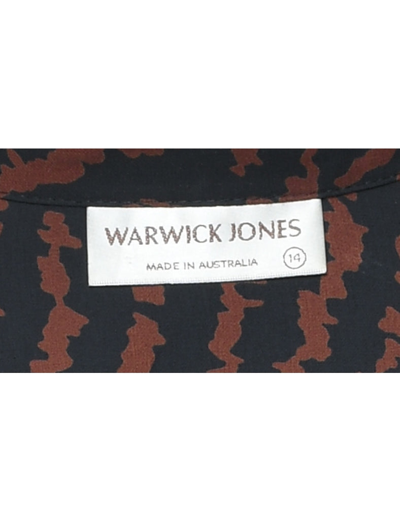 Warwick Jones Patterned Shirt - L