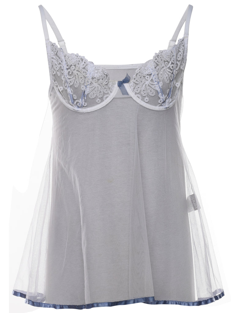 White Sheer Babydoll - S