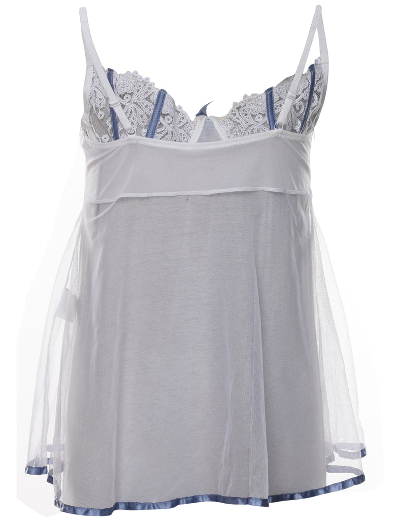 White Sheer Babydoll - S