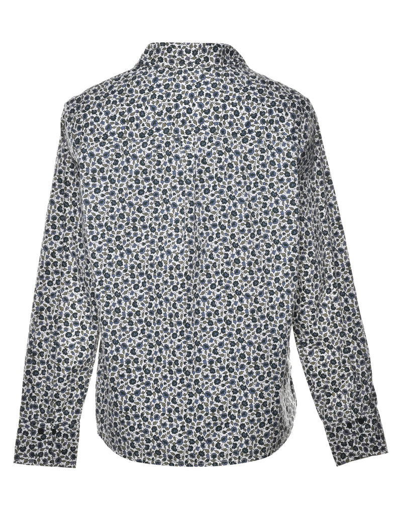 White Stag Floral Shirt - L