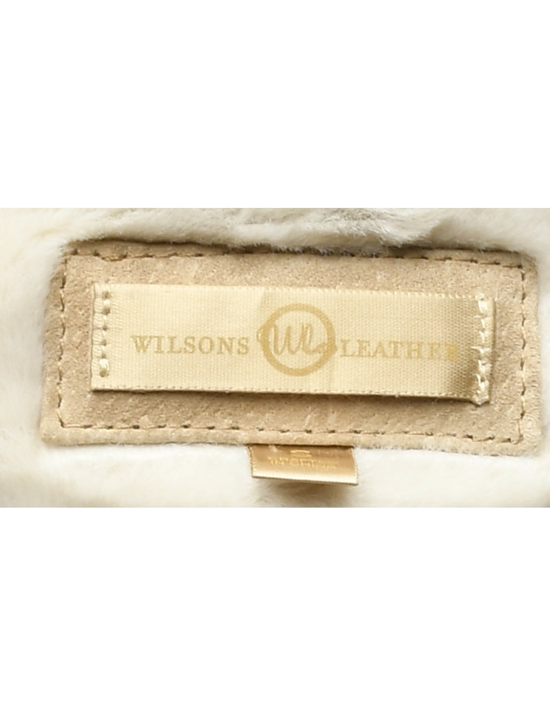 Wilson Shearling Suede Jacket - S