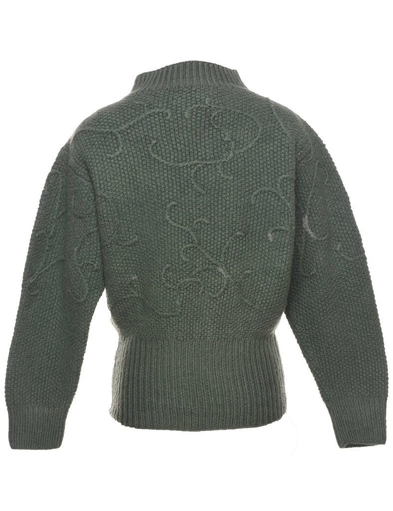 Wool Cable Knit Jumper - S