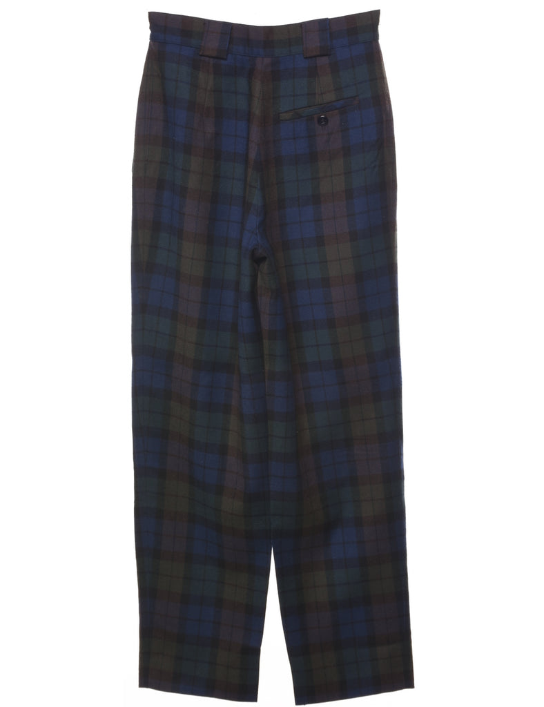 Wool Checked Trousers - W25 L27