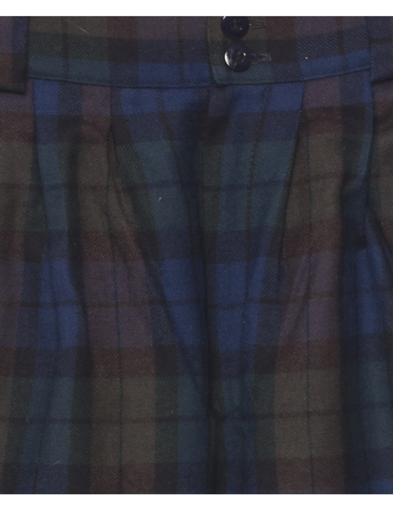 Wool Checked Trousers - W25 L27