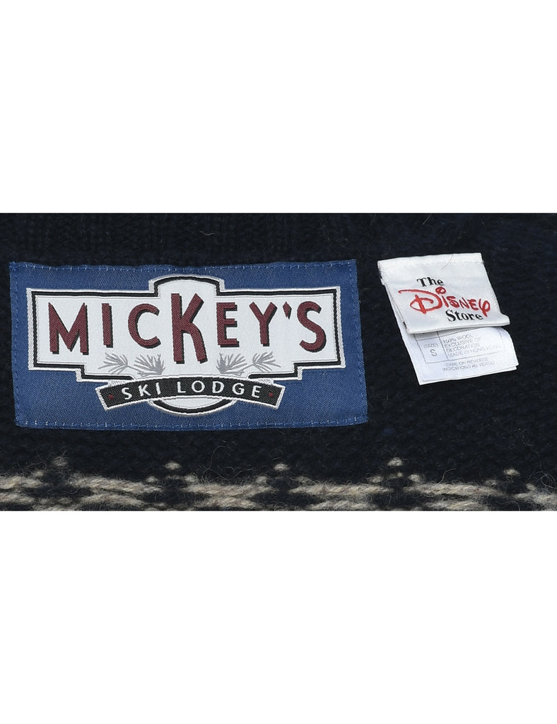 Wool Mickey Nordic Jumper - S