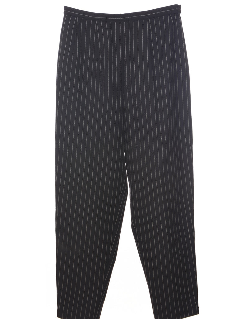 Wool Pinstriped Trousers - W30 L29