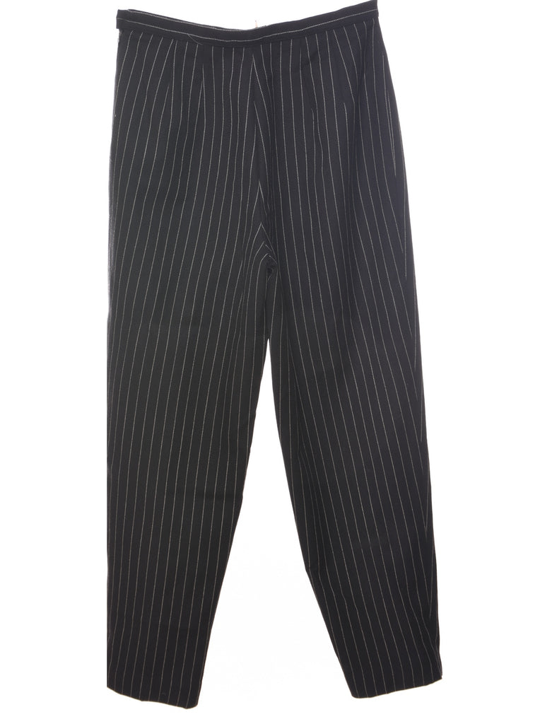 Wool Pinstriped Trousers - W30 L29