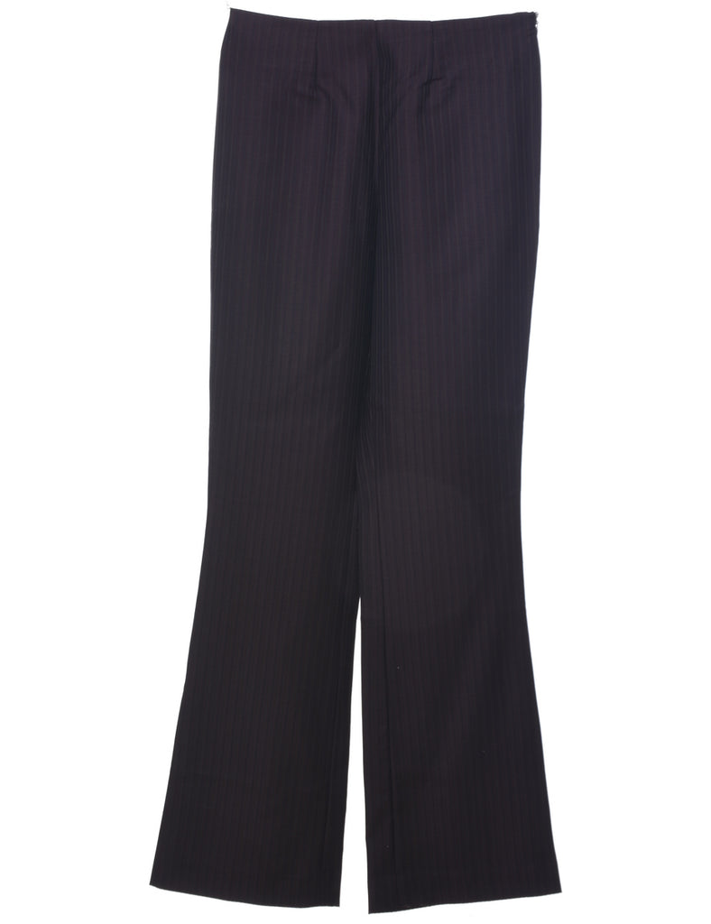 Wool Striped Pattern Trousers - W27 L32