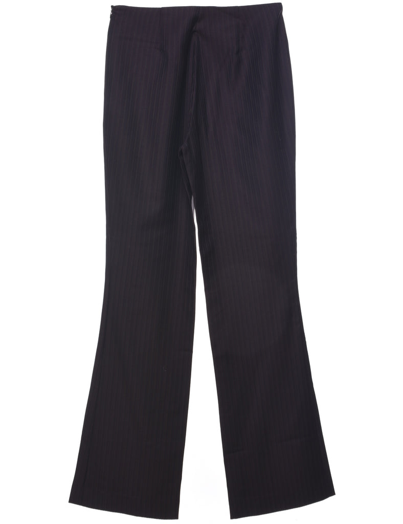 Wool Striped Pattern Trousers - W27 L32