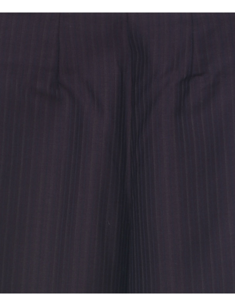 Wool Striped Pattern Trousers - W27 L32