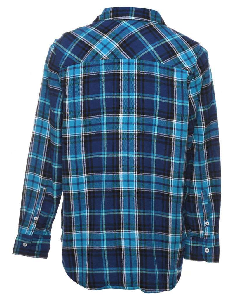 Woolrich Blue Checked Shirt - M