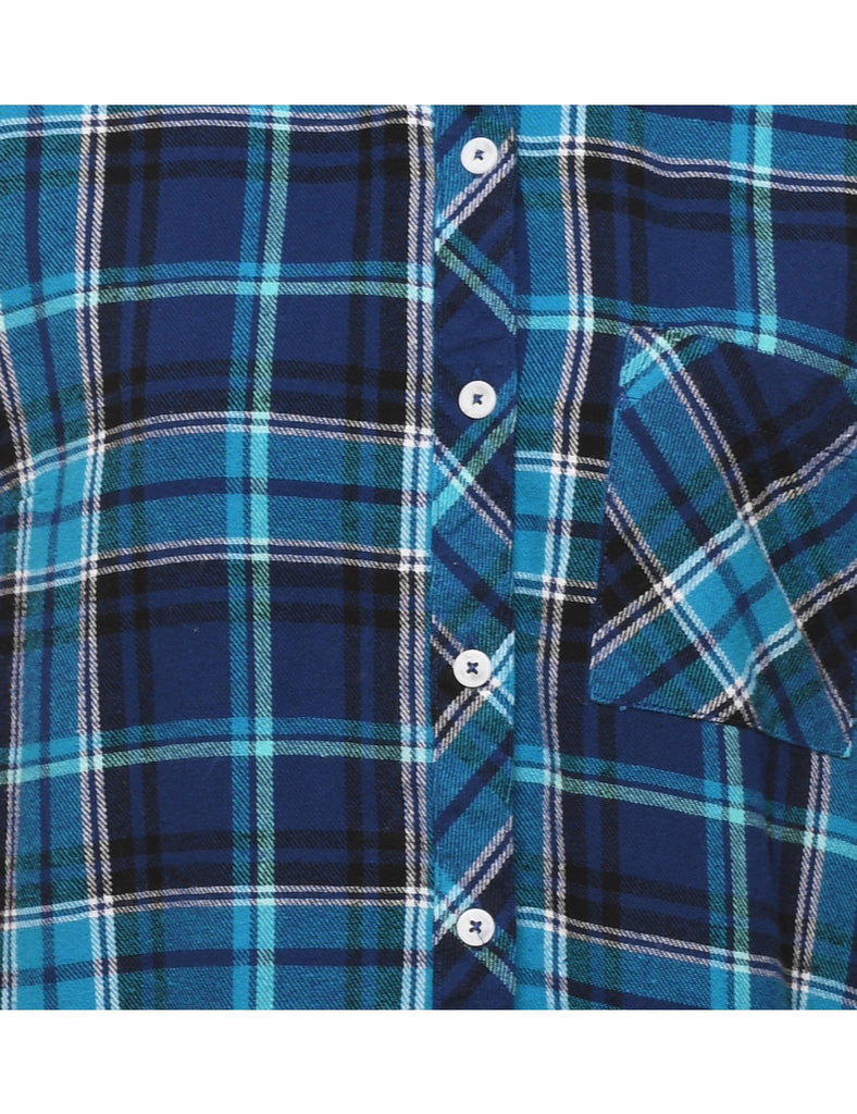 Woolrich Blue Checked Shirt - M