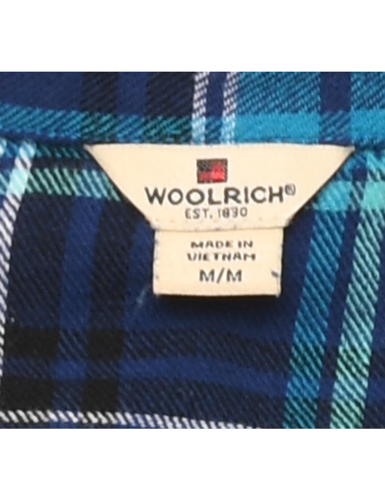 Woolrich Blue Checked Shirt - M