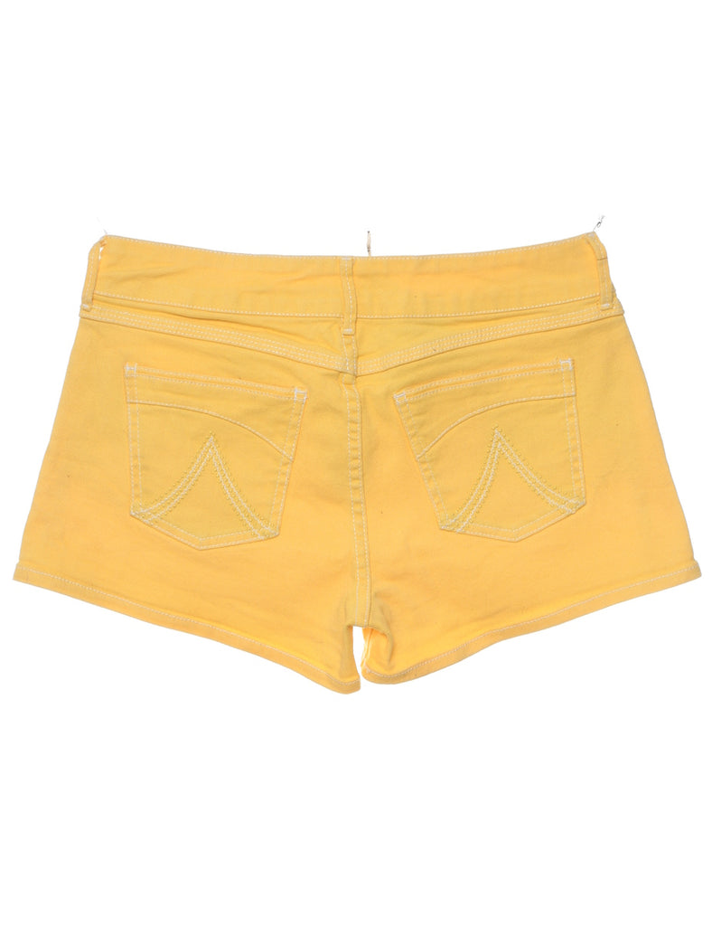 Yellow Denim Shorts - W29 L2