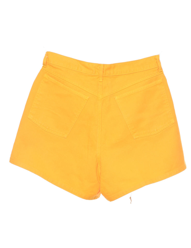 Yellow Denim Shorts - W28 L4