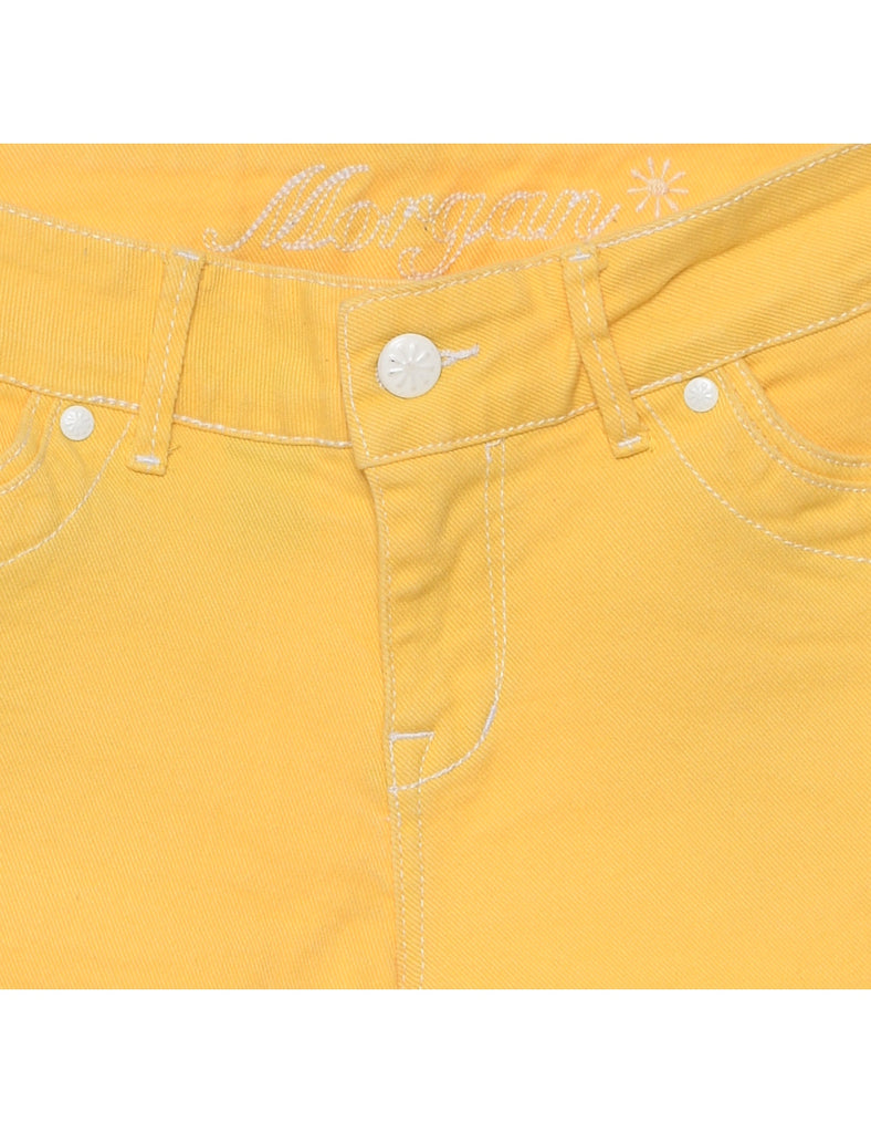 Yellow Denim Shorts - W29 L2