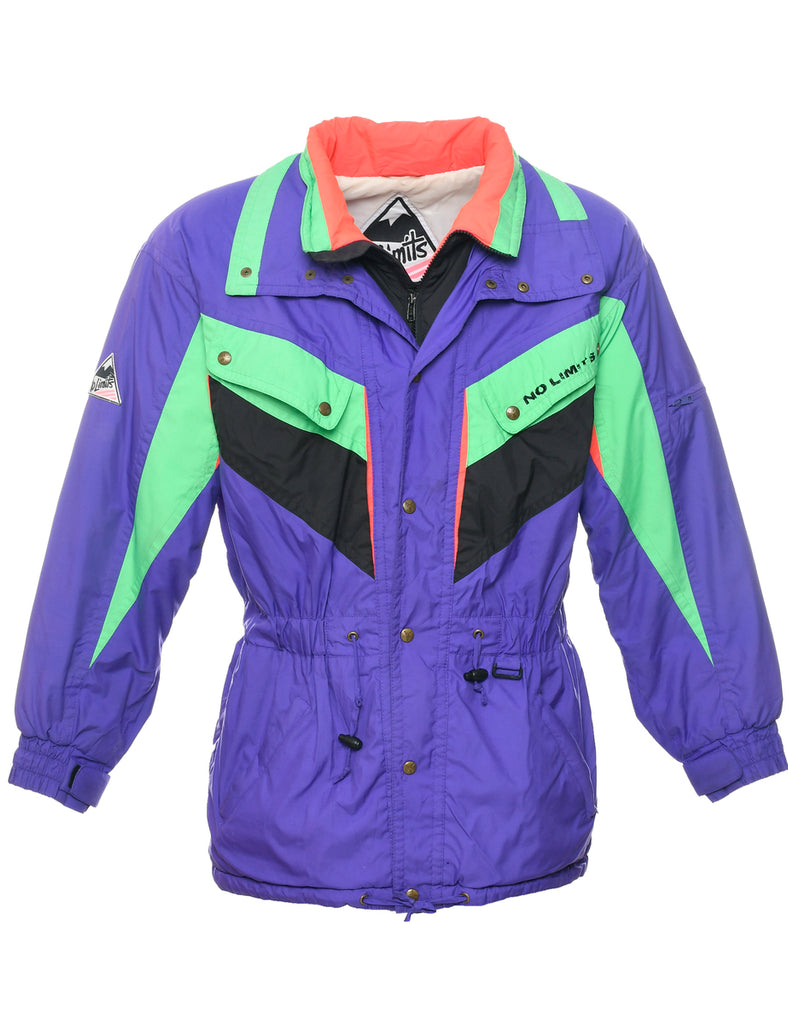 Zip Front Ski Jacket - M