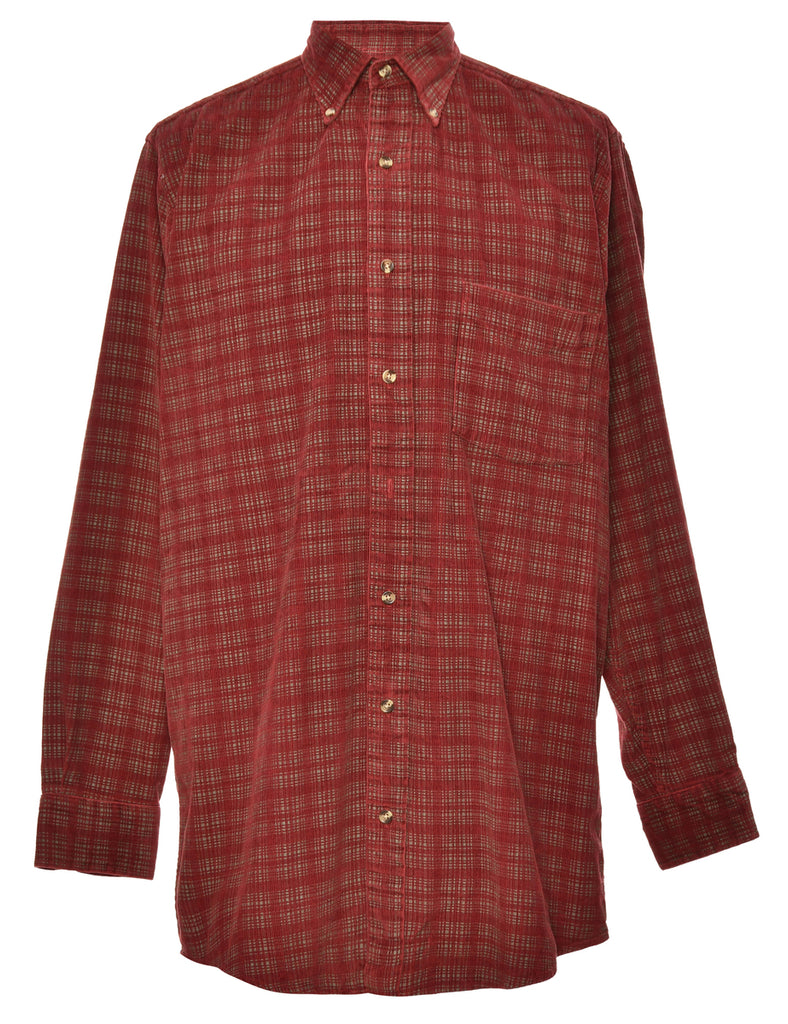 Corduroy Red Shirt - M