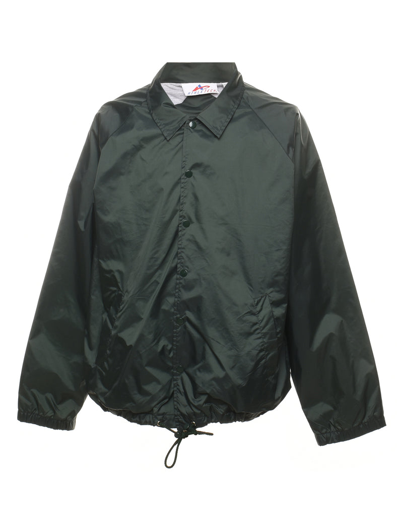 Dark Green Classic Nylon Jacket - L