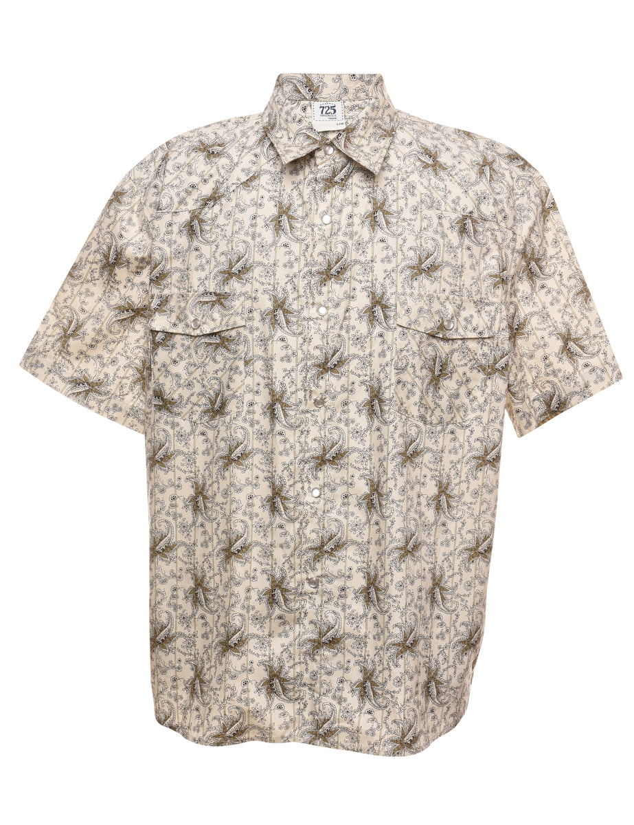 Paisley print best sale western shirts