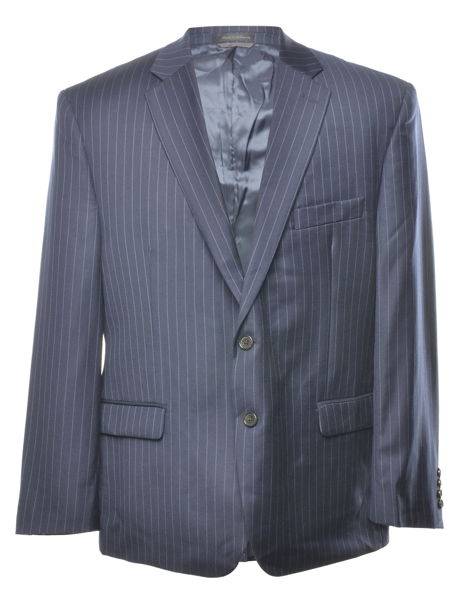 Men's Ralph Lauren Ralph Lauren Pinstriped Blazer Blue, XL