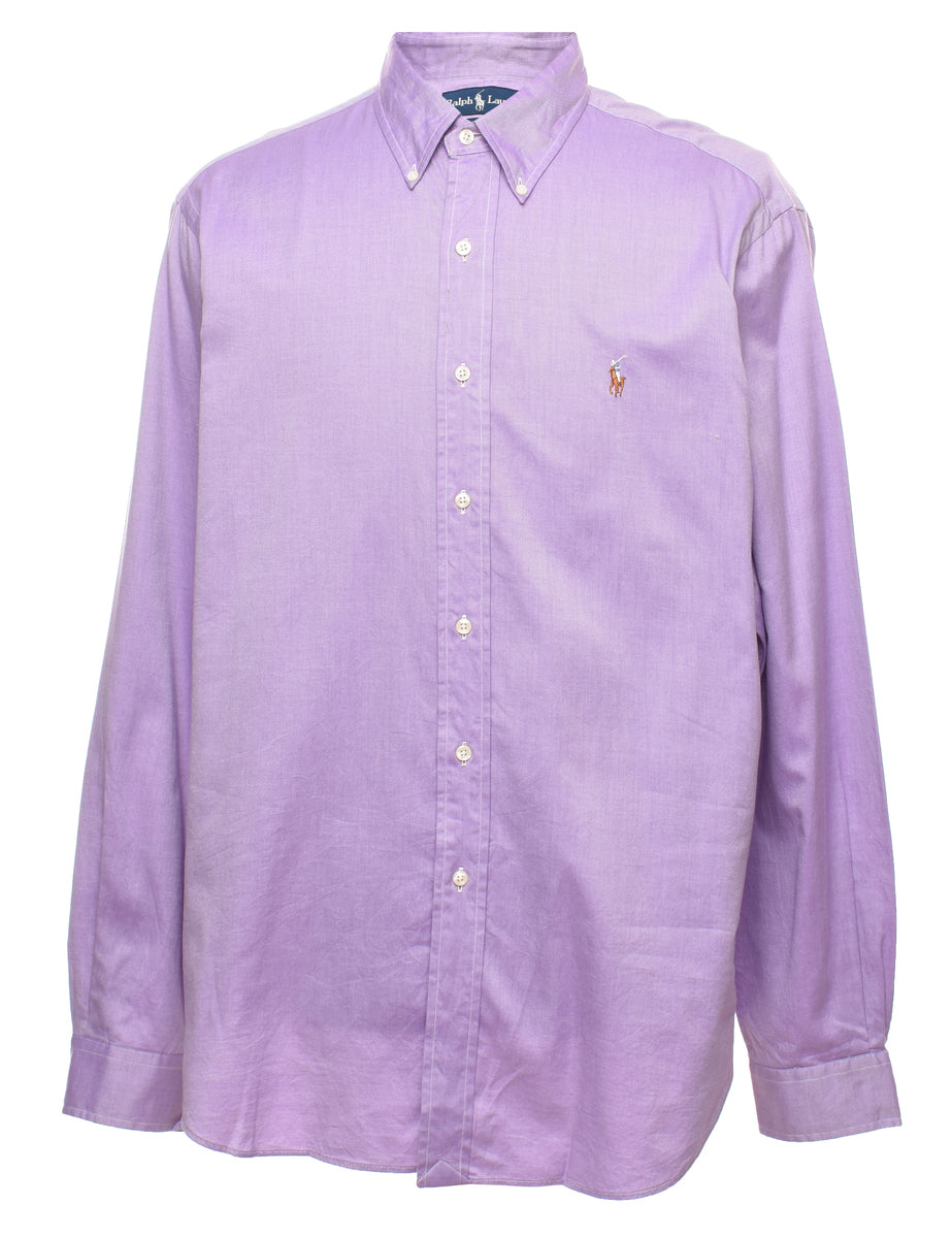 Men's Ralph Lauren Ralph Lauren Smart Shirt Purple, L | Beyond Retro