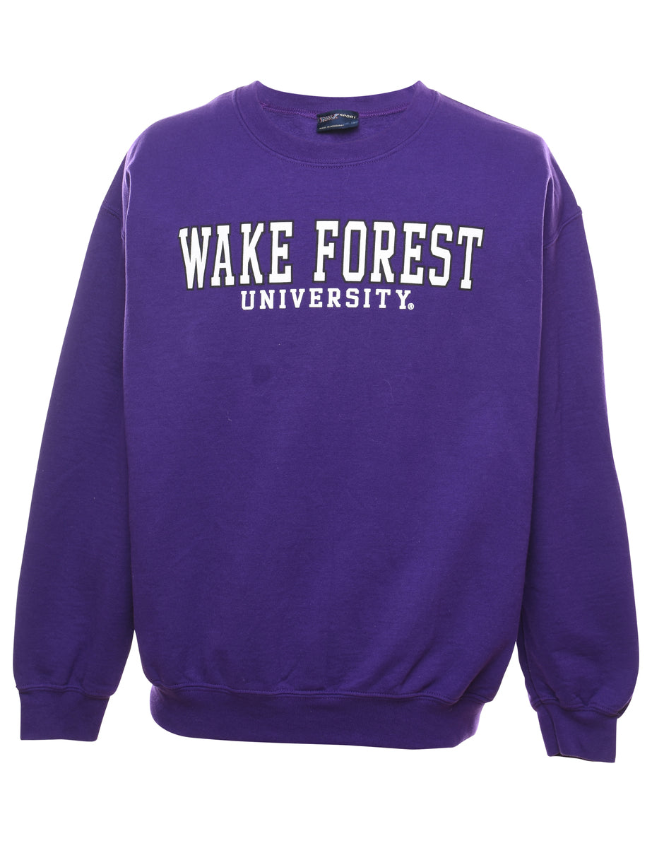 Vintage Men's Sweatshirt - Purple - L