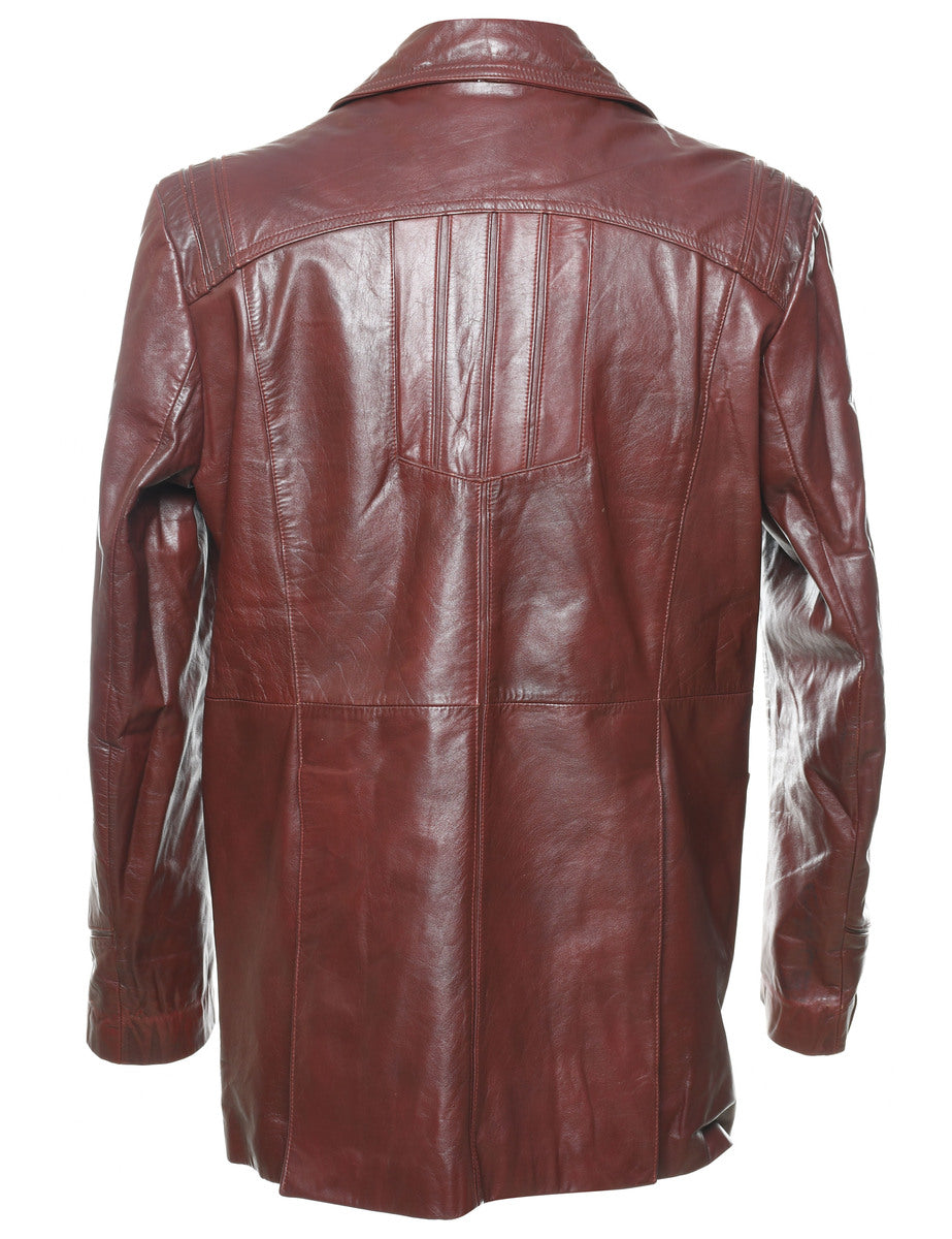 Wilson red leather on sale jacket