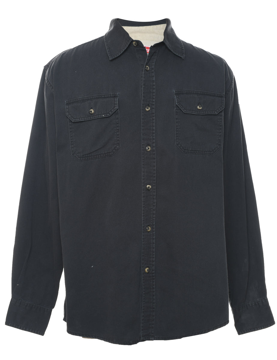 Men's Wrangler Wrangler Denim Shirt Black, M | Beyond Retro - E00954397