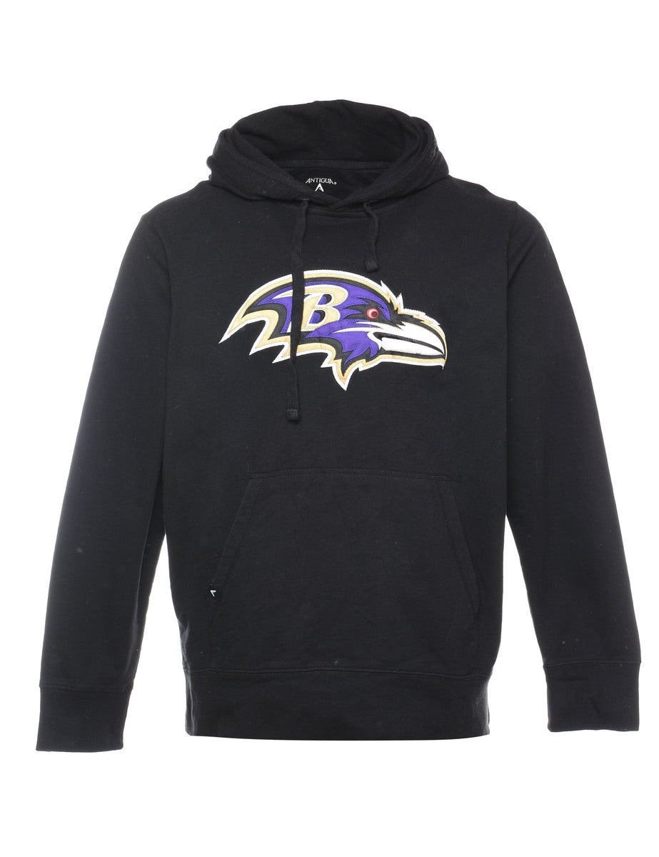 Baltimore Ravens Men's 47 Brand Classic Black Pullover Jersey Hoodie - Large