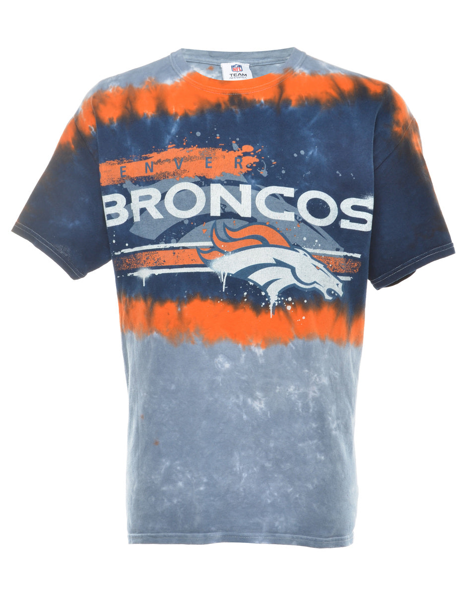 Denver Broncos Tie-Dye T-Shirt in size mens