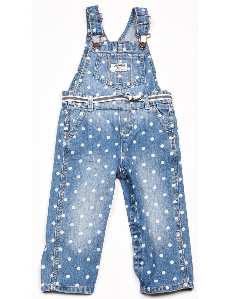 Osh Kosh B'Gosh Polka Dot Print Dungarees - 18 MONTHS