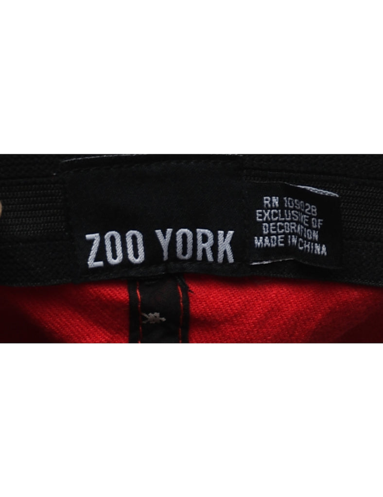 Red Zoo York Embroidery Cap - XS