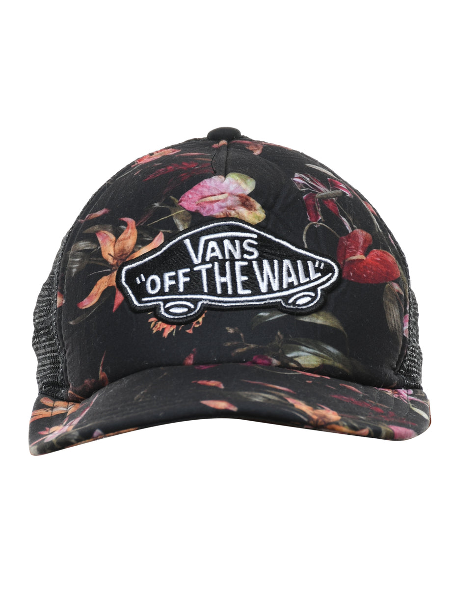 Vans floral deals trucker hat