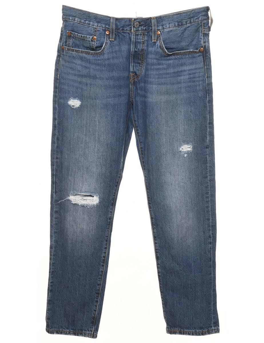 Distressed clearance levi jeans