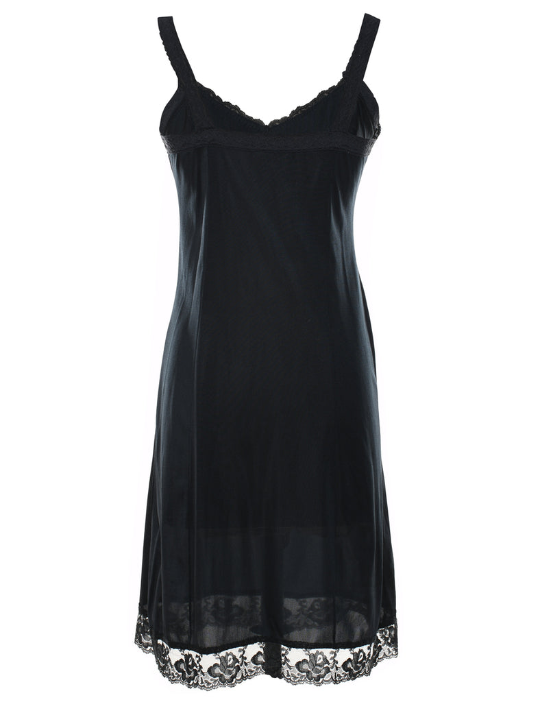 Black Lace Slip - S