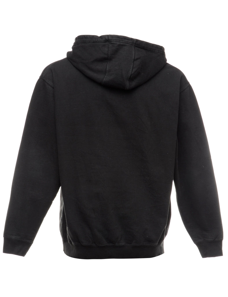 Black Softball Hoodie - L