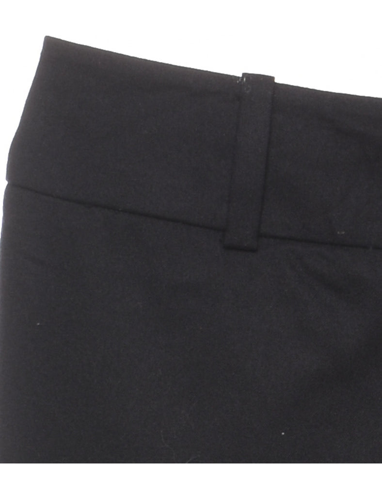 Black Straight-Fit Trousers - W32 L30