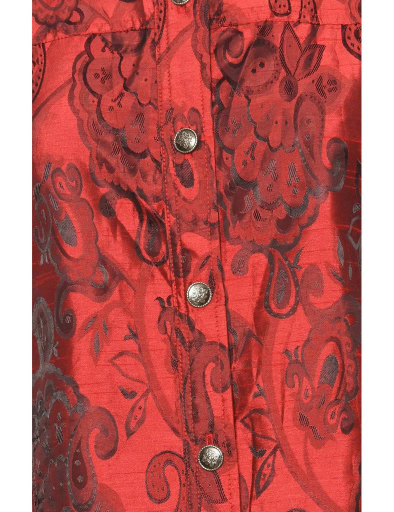 Paisley Red Jacket - M